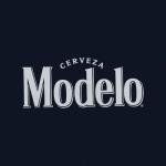Tee Luv Men's Cerveza Modelo The Fighting Spirit Double Sided Beer Logo T-Shirt, Navy Blue, XL