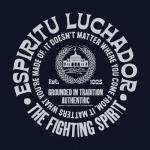 Tee Luv Men's Cerveza Modelo The Fighting Spirit Double Sided Beer Logo T-Shirt, Navy Blue, XL