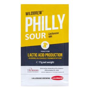 Lallemand Wildbrew Philly Sour 11g - Lactic Acid Producing Yeast for Homebrewing Sour Beer - Lactic Acid and Alcohol Production In One