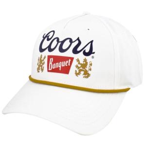 H3 Sportgear Coors Banquet Gold Rope Adjustable Golfer Hat, Red