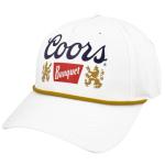 H3 Sportgear Coors Banquet Gold Rope Adjustable Golfer Hat, Red