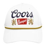 H3 Sportgear Coors Banquet Gold Rope Adjustable Golfer Hat, Red