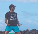 Mens I Just Want to Drink Beer and Jerk My Rod T Shirt Funny Fishing Graphic Funny T Shirts Fishing Apparel for Men Cool Beer Short Sleeve Novelty Tees for Black L