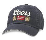 AMERICAN NEEDLE Coors Banquet Beer New Raglan Adjustable Strapback Hat Navy