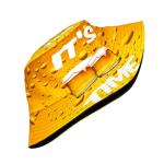 QXFHULV Printed Bucket Hat - Reversible Packable Summer Travel Beach Sun Cap for Men Women Teens (Yellow Beer)