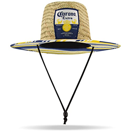 Concept One Striped Corona Sun Hat - 6 Pack