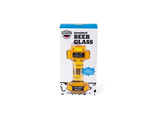 Big Mouth Toys Hantel Beer Glass - Clear