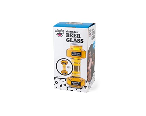 Big Mouth Toys Hantel Beer Glass - Clear
