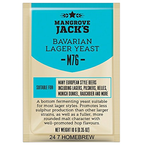 5 Pack Mangrove Jack's M76 Bavarian Lager Yeast