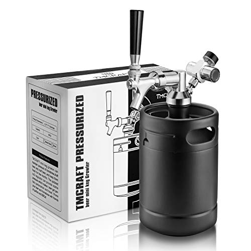 TMCRAFT 64oz Insulated Stainless Steel Mini Keg