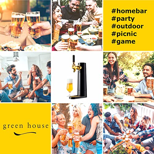 Portable Mini Kegerator for Perfect Beer Foam