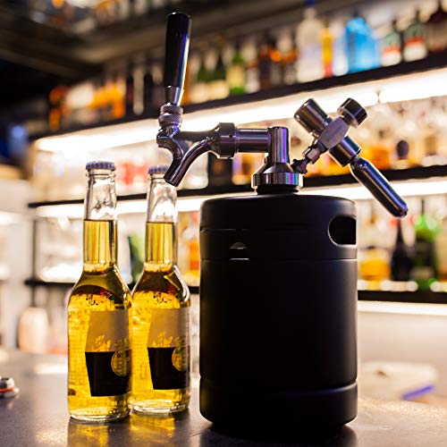 TMCRAFT 64oz Insulated Stainless Steel Mini Keg