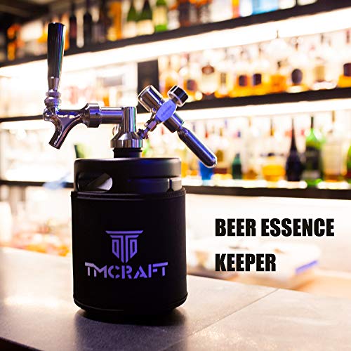 TMCRAFT 64oz Insulated Stainless Steel Mini Keg