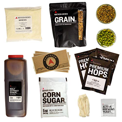 Homebrewing Starter Set with Amber Beer Kit