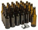 North Mountain Supply 12 Ounce Amber Beer Bottles