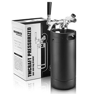 TMCRAFT 128oz Pressurized Mini Keg with Tap