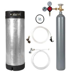 Homebrew Keg Kit with CO2 Cylinder and Accessories