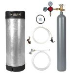 Homebrew Keg Kit with CO2 Cylinder and Accessories