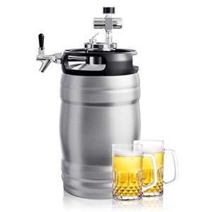 TMCRAFT 1.3 Gal Pressurized Beer Keg Growler