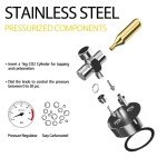 TMCRAFT 1.3 Gal Pressurized Beer Keg Growler