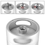 GANCOWISE 5 Gallon Commercial Beer Keg with Sankey Valve