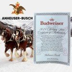 Budweiser 2024 Limited Edition Clydesdale Holiday Stein