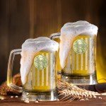 Large Glass Beer Mugs with Handle - 17 Ounce