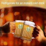 Large Glass Beer Mugs with Handle - 17 Ounce