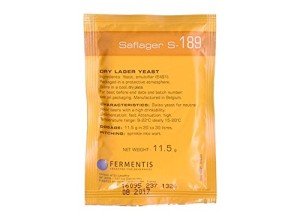 Saflager S-189 Dry Yeast by Fermentis (Pack of 2)