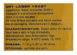 Saflager S-189 Dry Lager Yeast - 11.5 g