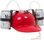 EZ Drinker Beer and Soda Helmet Hat