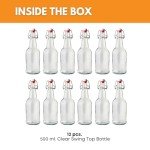 EZ Cap 16 oz Beer Bottles - 12 Pack