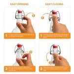 EZ Cap 16 oz Beer Bottles - 12 Pack