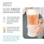 Double Wall Frozen Pint Glasses - 16 oz Set