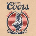 Coors Rodeo Legend Beer Logo Shirt for Men
