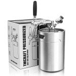 TMCRAFT 500ml Mini Keg - Stainless Steel Draft System