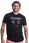 Funny "You Drunk?" Beer T-shirt - Black XL