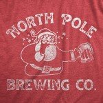 Funny Christmas Beer Santa T-Shirt for Men