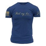 Grunt Style Hold My Beer T-Shirt - Cool Blue
