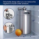 TMCRAFT 128OZ Double-Walled Mini Keg and Dispenser