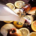 16-Pack 250ml Glass Bottles with Airtight Lids