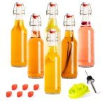 Kombucha Swing Top Glass Bottles - 16 oz (6 Set)