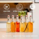 Kombucha Swing Top Glass Bottles - 16 oz (6 Set)