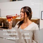 Kombucha Swing Top Glass Bottles - 16 oz (6 Set)