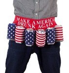Funny Beer Belt Holder – "Drunk Again" Design