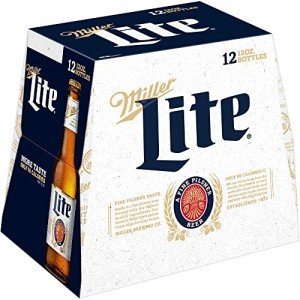 Miller Lite Pilsner 12-Pack Bottles - Light Beer