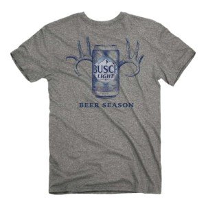 Busch Light Short Sleeve T-Shirt - Heather Gray