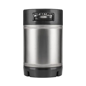 2.5 Gallon Stainless Steel Beer Keg with Handles