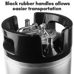 2.5 Gallon Stainless Steel Beer Keg with Handles