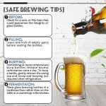 YEBODA 32 oz Amber Beer Bottles, Set of 4